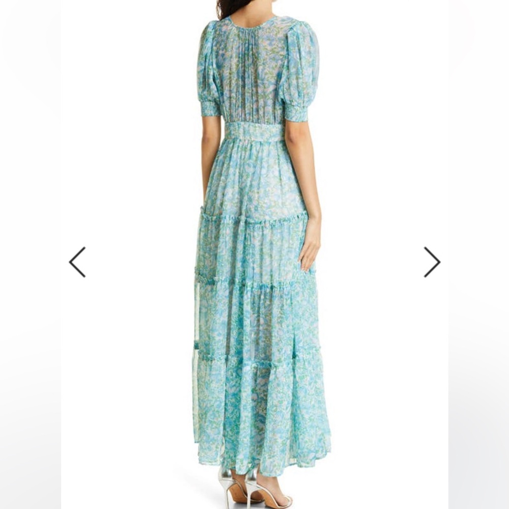 BYTIMO Floral Chiffon Tiered dress - Picture 2 of 8